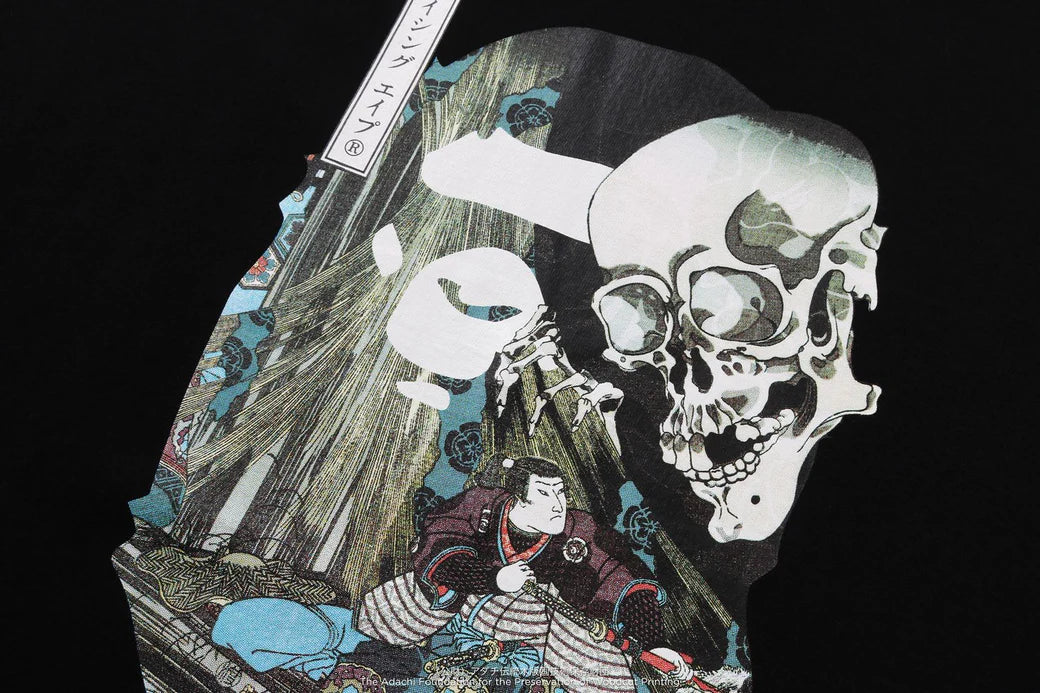 A BATHING APE X UKIYO-E APE HEAD TEE #3