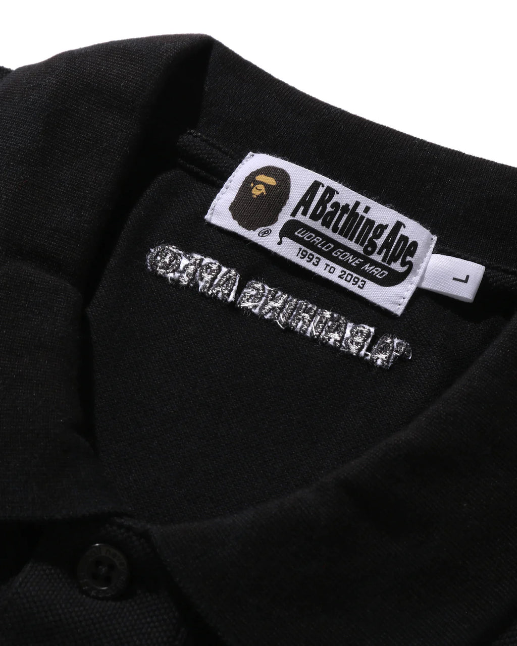 A BATHING APE ONE POINT RELAXED FIT POLO SHIRT