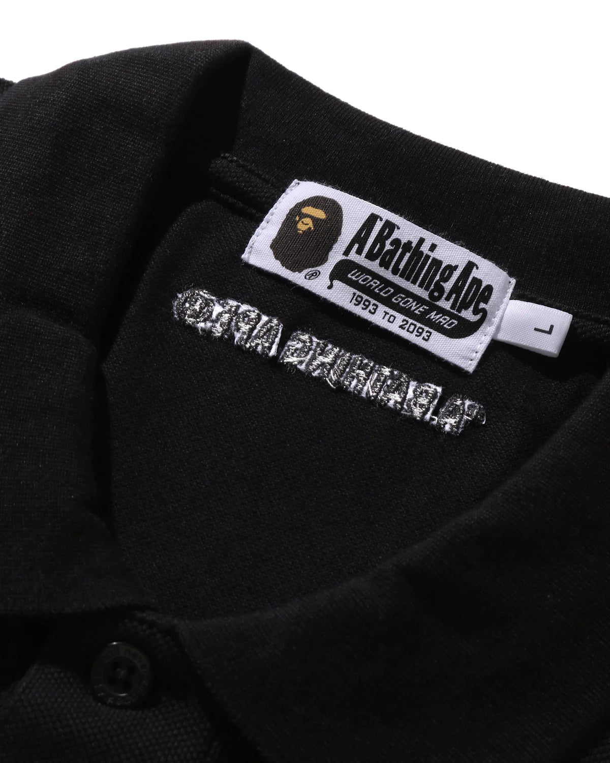 A BATHING APE ONE POINT RELAXED FIT POLO SHIRT