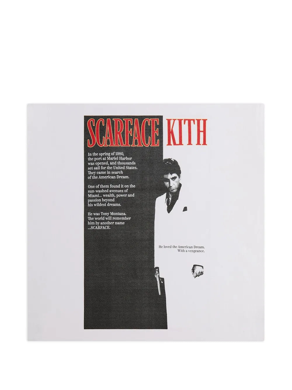 KITH X SCARFACE FILM POSTER TEE / WHITE