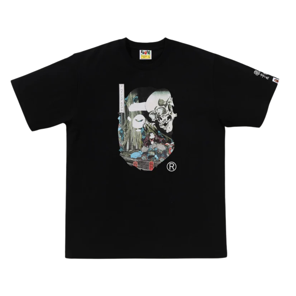 A BATHING APE X UKIYO-E APE HEAD TEE #3