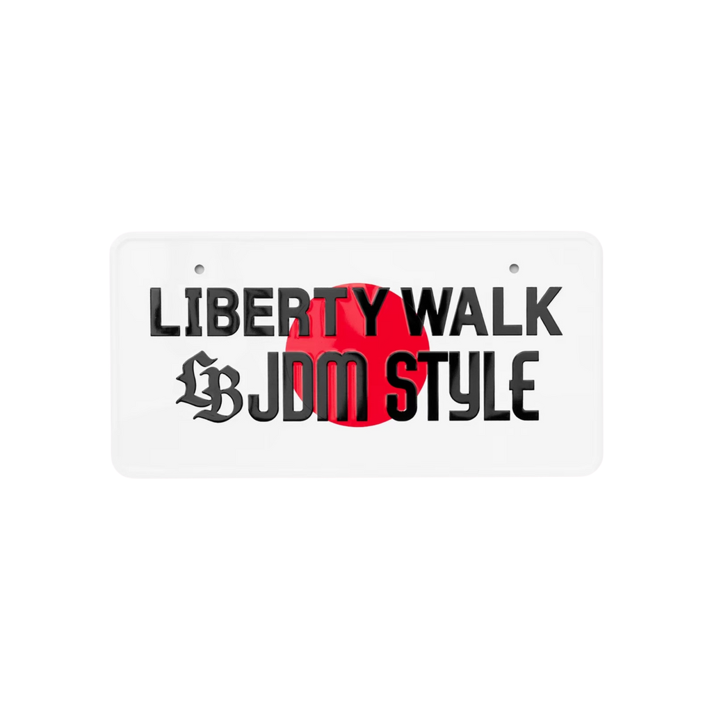 LIBERTY WALK NUMBER PLATE JDM STYLE