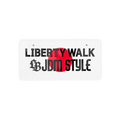 LIBERTY WALK NUMBER PLATE JDM STYLE