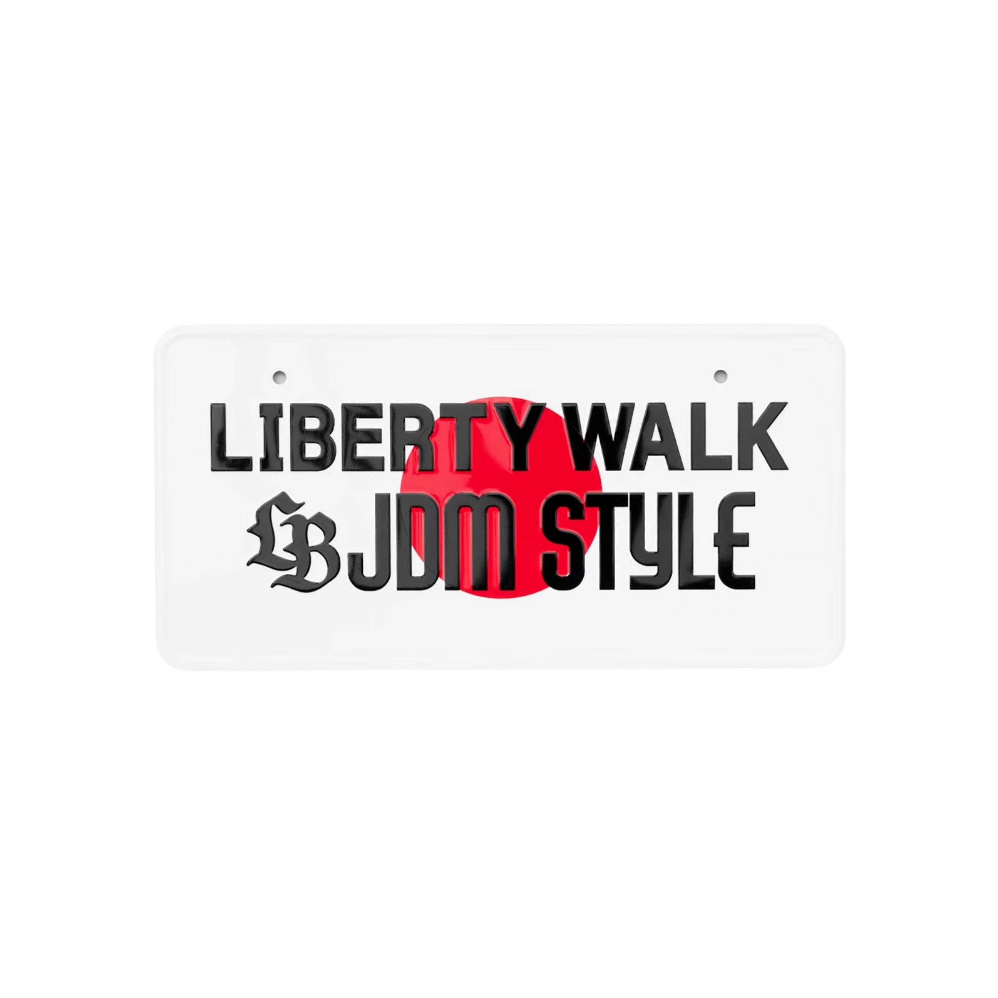 LIBERTY WALK NUMBER PLATE JDM STYLE