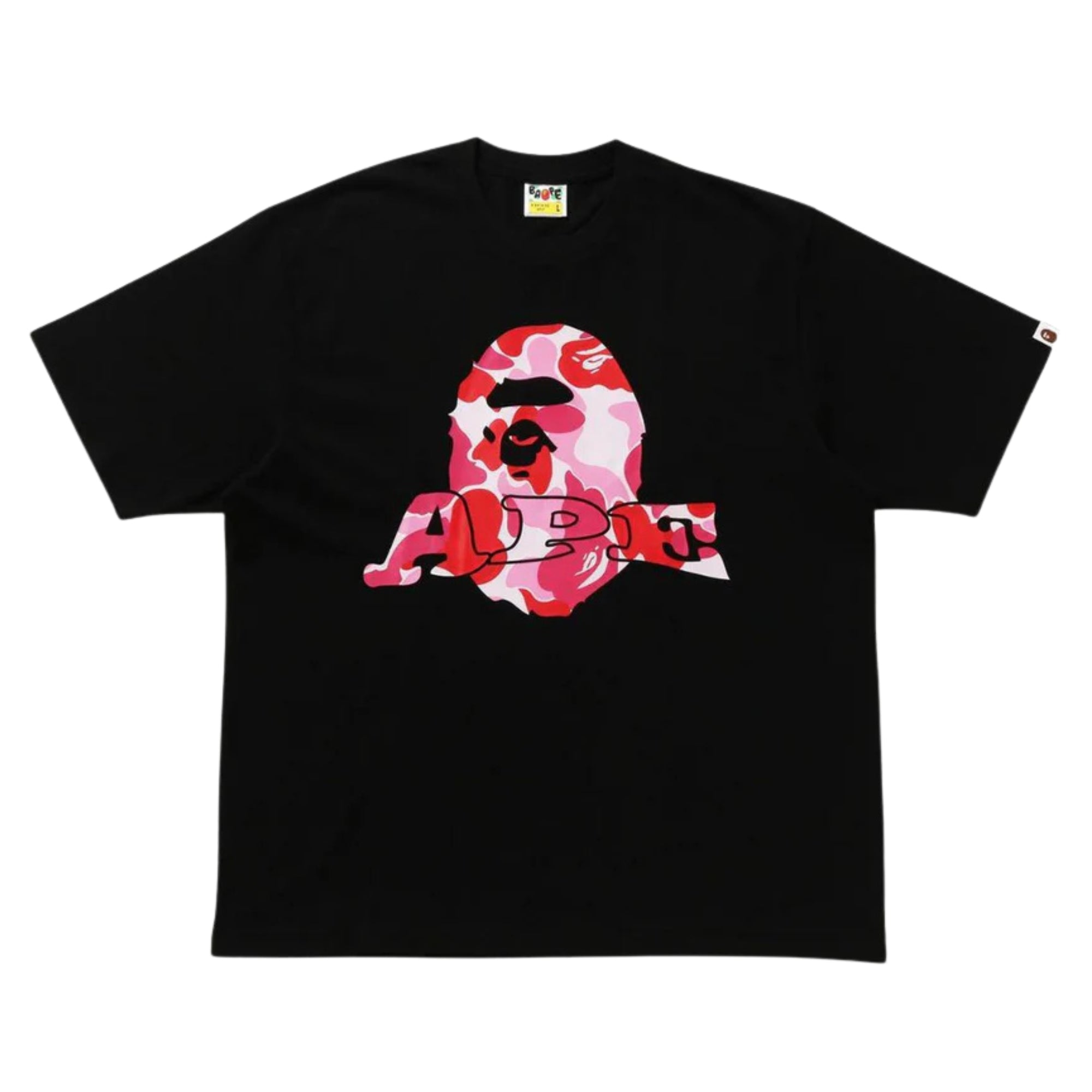 A BATHING APE ABC CAMO APE HEAD RELAXED TEE
