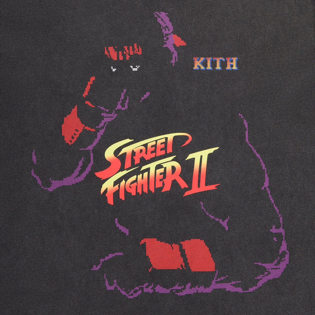 KITH X CAPCOM RYU NEEDLE POINT VINTAGE TEE