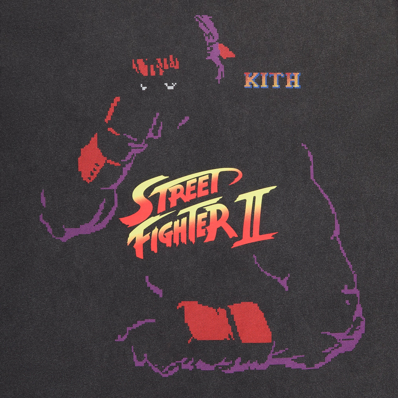KITH X CAPCOM RYU NEEDLE POINT VINTAGE TEE