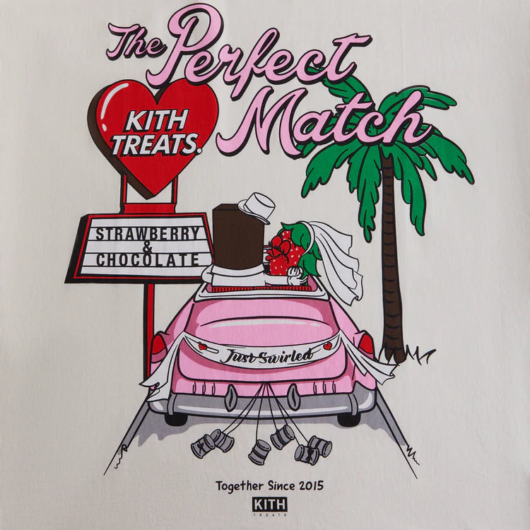 KITH TREATS PERFECT MATCH VINTAGE TEE SANDRIFT
