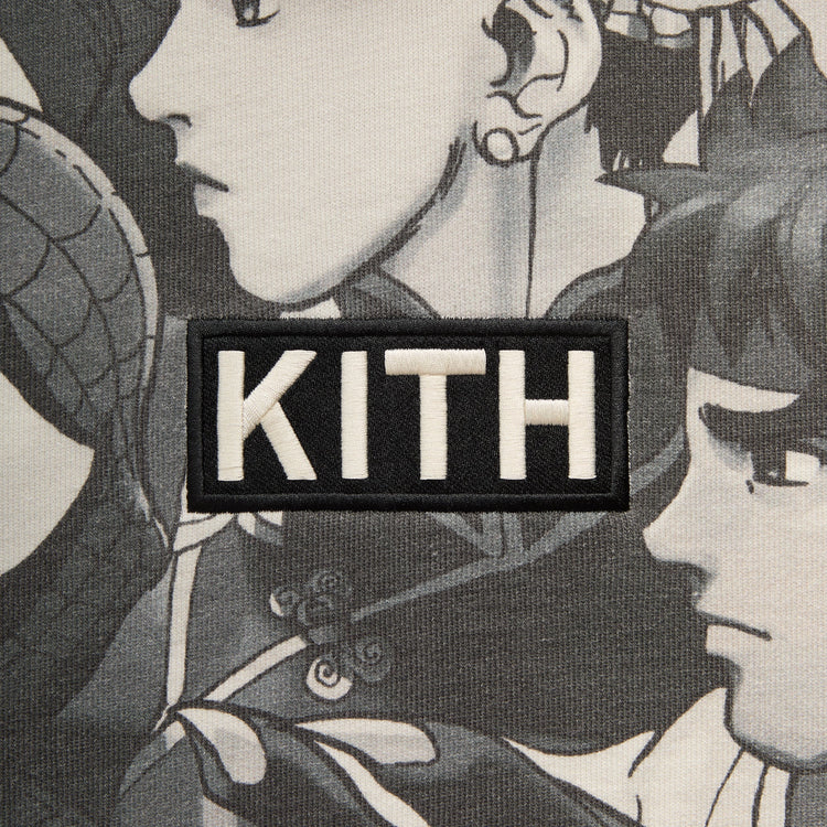 KITH FIGHTER ALL OVER PRINTED VINTAGE NELSON HOODIE