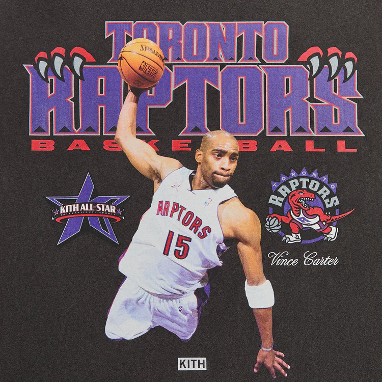 KITH X TORONTO RAPTORS VINCE CARTER VINTAGE TEE