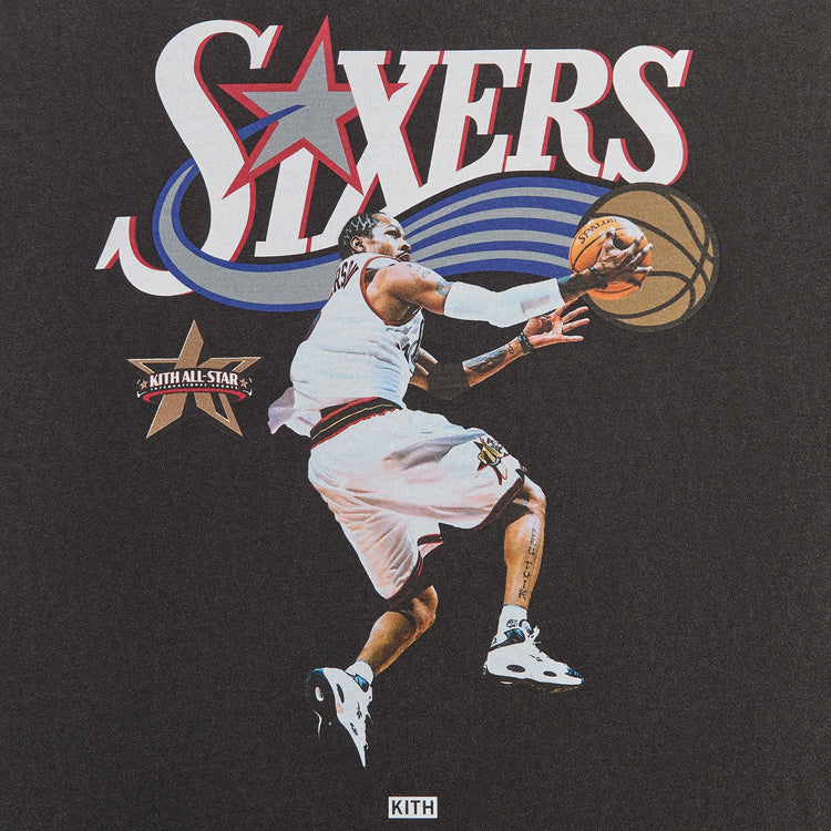 KITH X 76ERS ALLEN IVERSON VINTAGE TEE