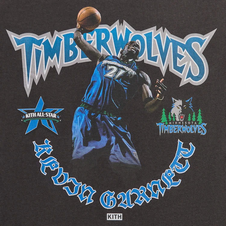 KITH X TIMBERWOLVES KEVIN GARNETT VINTAGE TEE