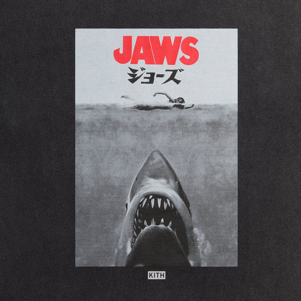 KITH FOR JAWS JAPANESE POSTER VINTAGE TEE