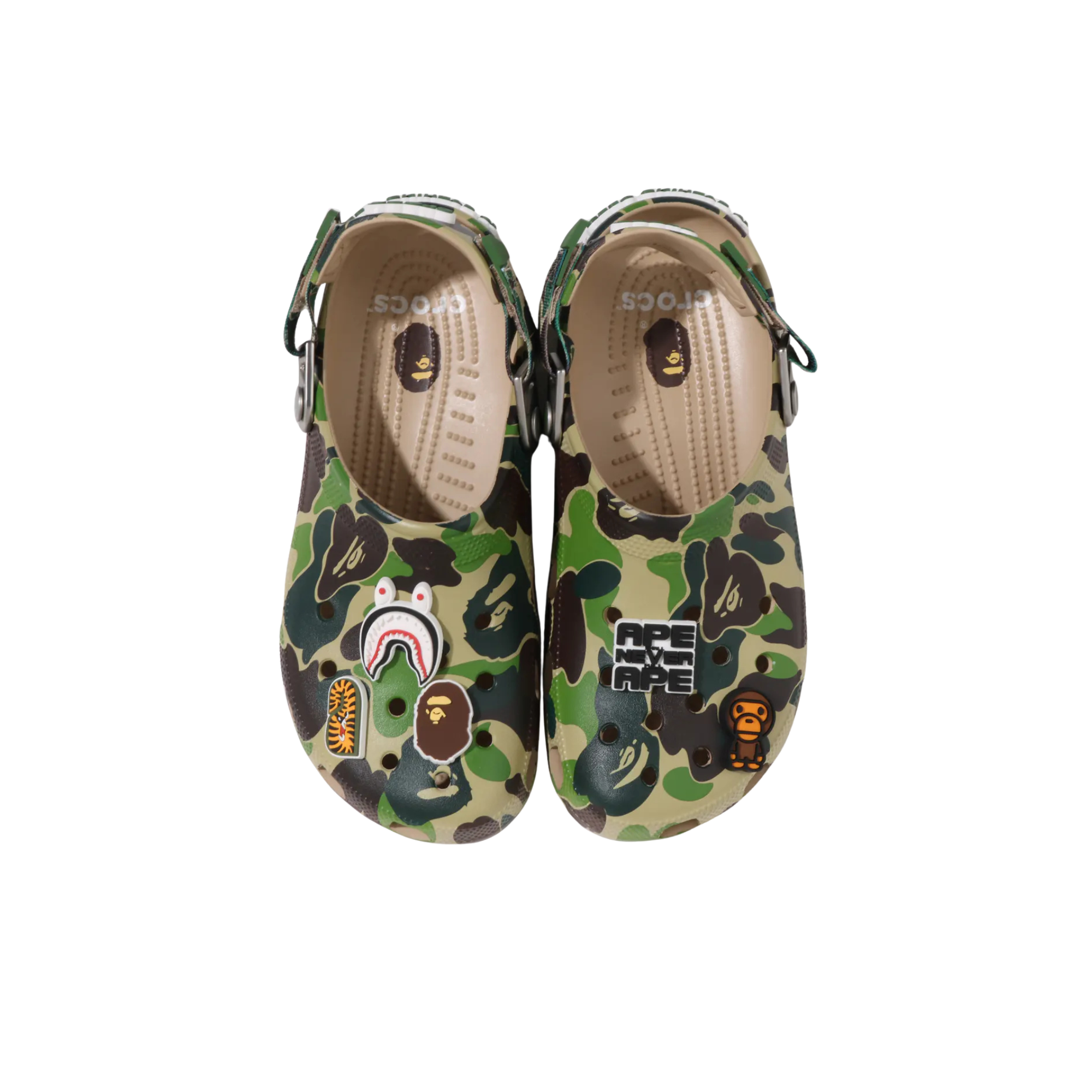 A BATHING APE X CROCS CLASSIC CLOG