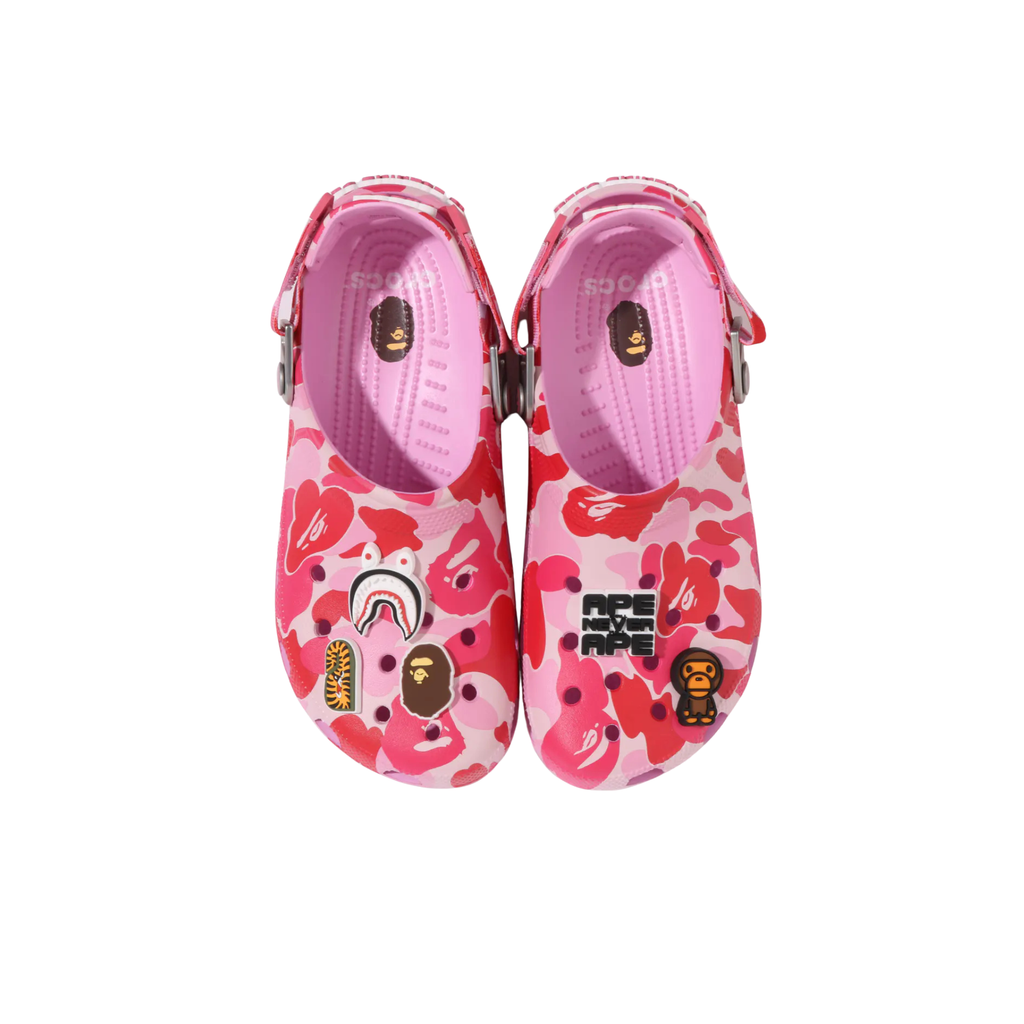 A BATHING APE X CROCS CLASSIC CLOG