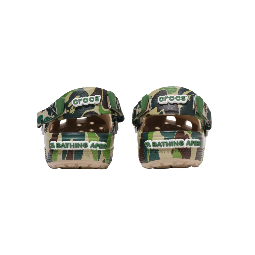 A BATHING APE X CROCS CLASSIC CLOG