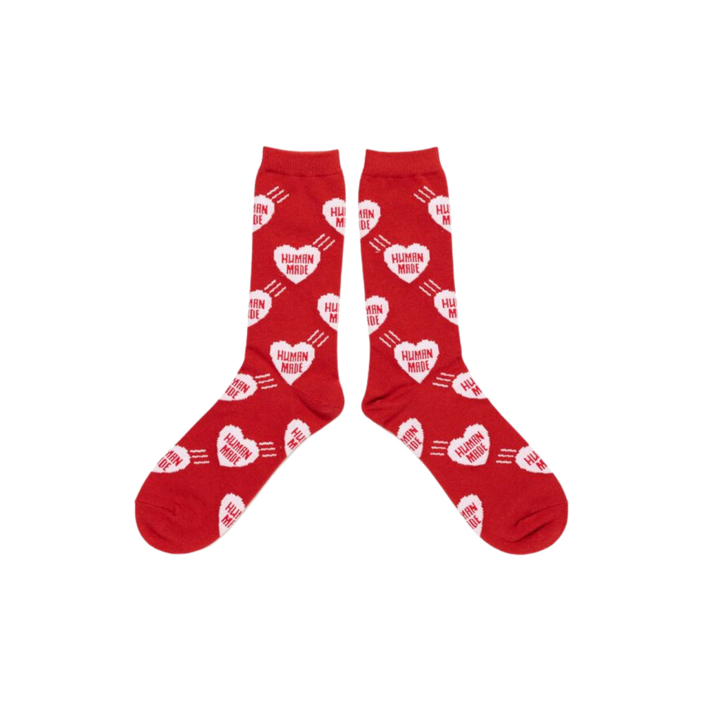 HUMAN MADE HEART PATTERN SOCKS