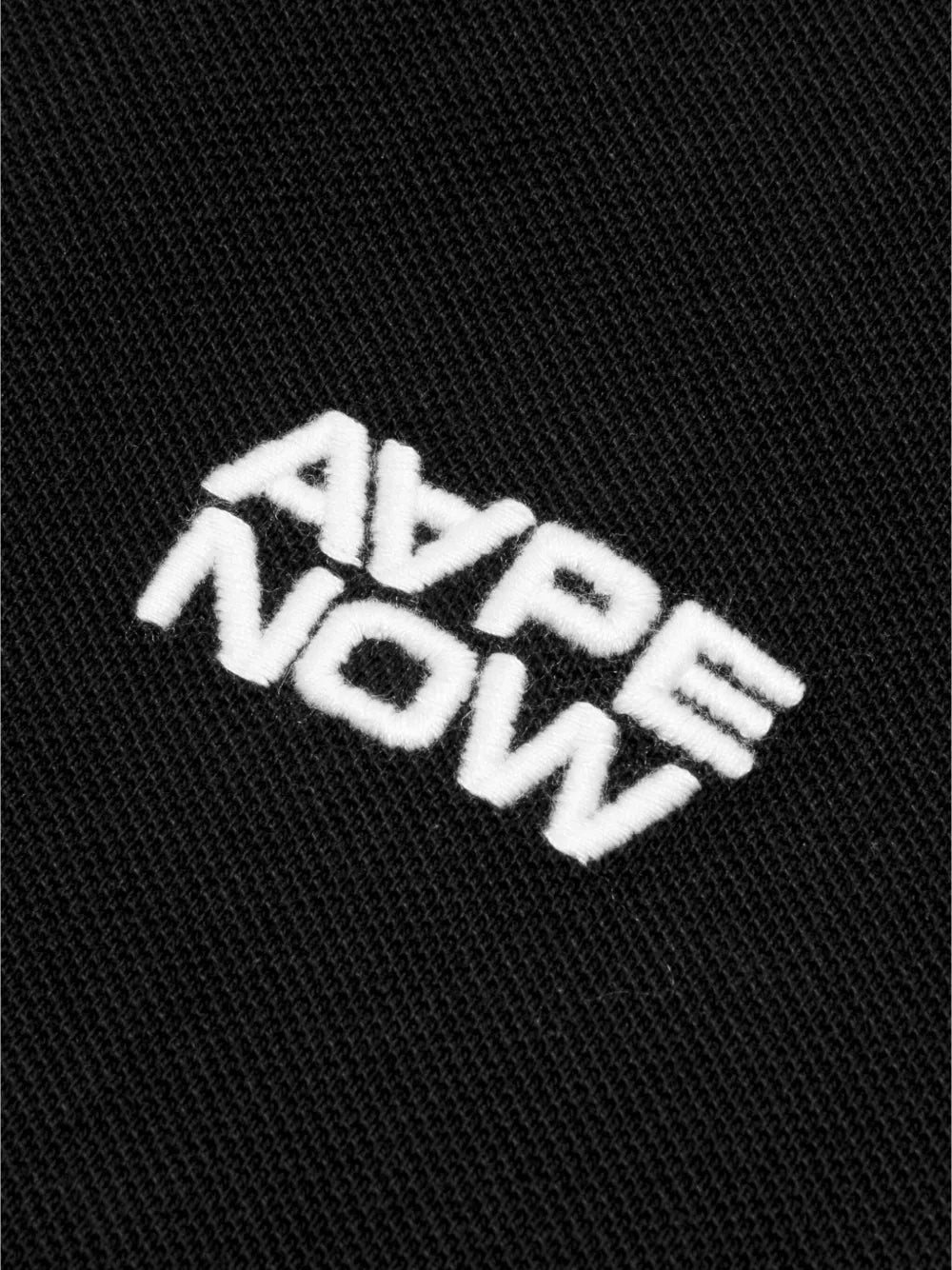 AAPE MOONFACE LOGO POLO SHIRT