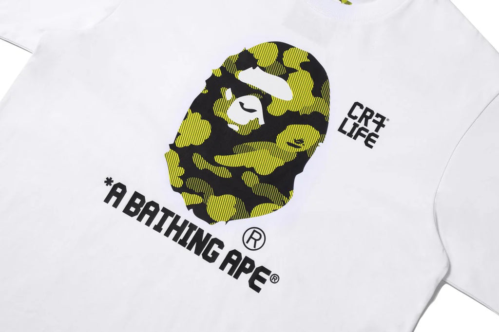 A BATHING APE X CR7 LIFE CAMO TEE