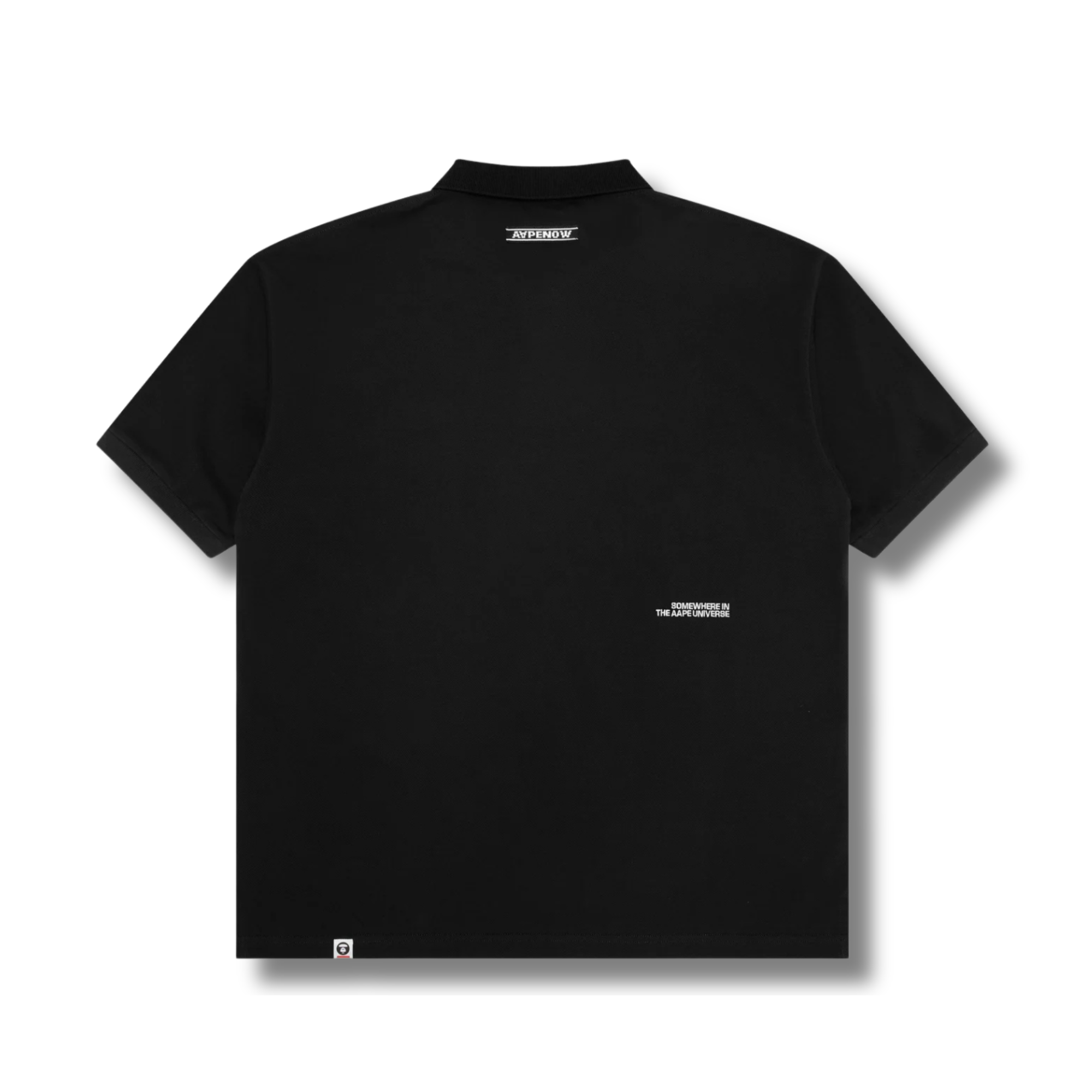 AAPE MOONFACE LOGO POLO SHIRT