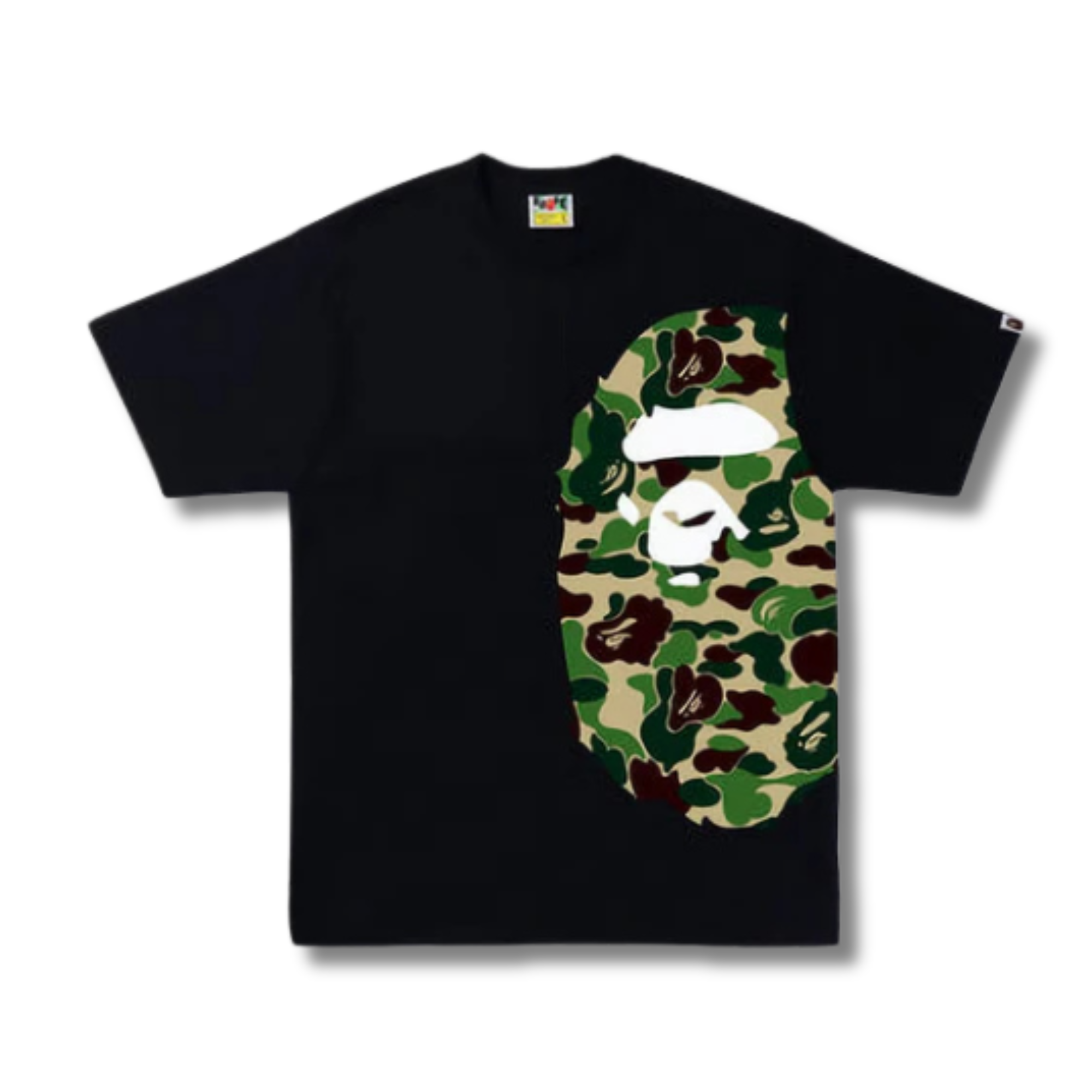 A BATHING APE ABC CAMO SIDE BIG APE HEAD TEE