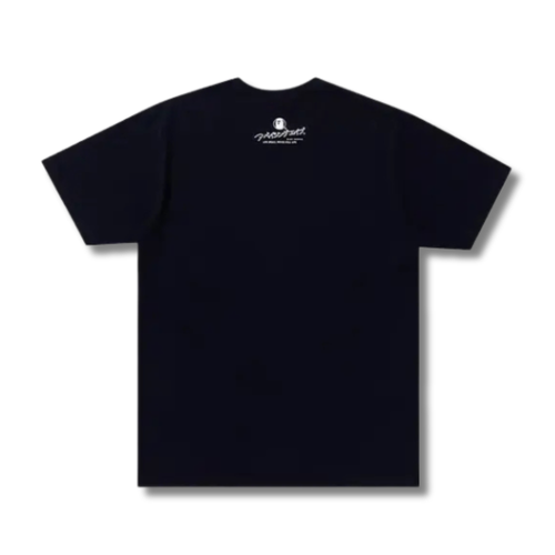 A BATHING APE APE HEAD BAPESTA TEE INDIGO