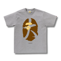 A BATHING APE APE HEAD OSAKA EXCLUSIVE TEE GRAY