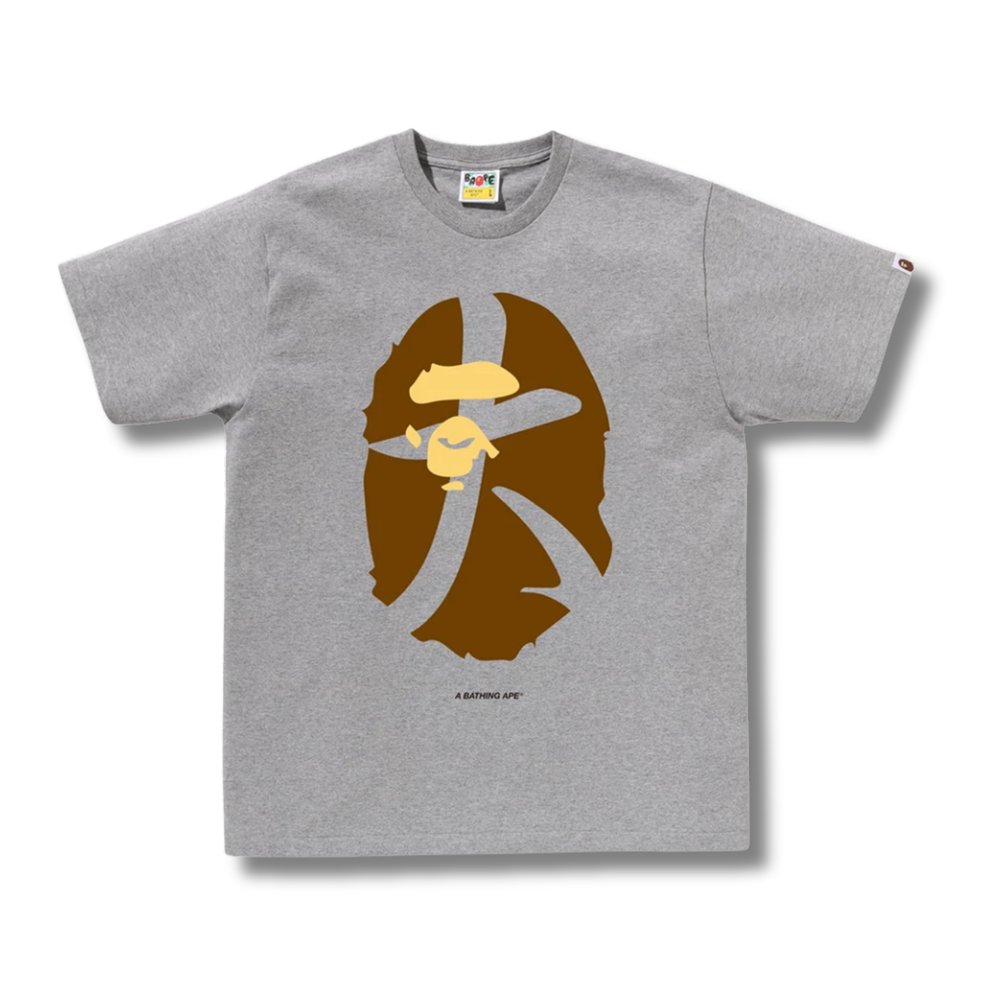 A BATHING APE APE HEAD OSAKA EXCLUSIVE TEE GRAY