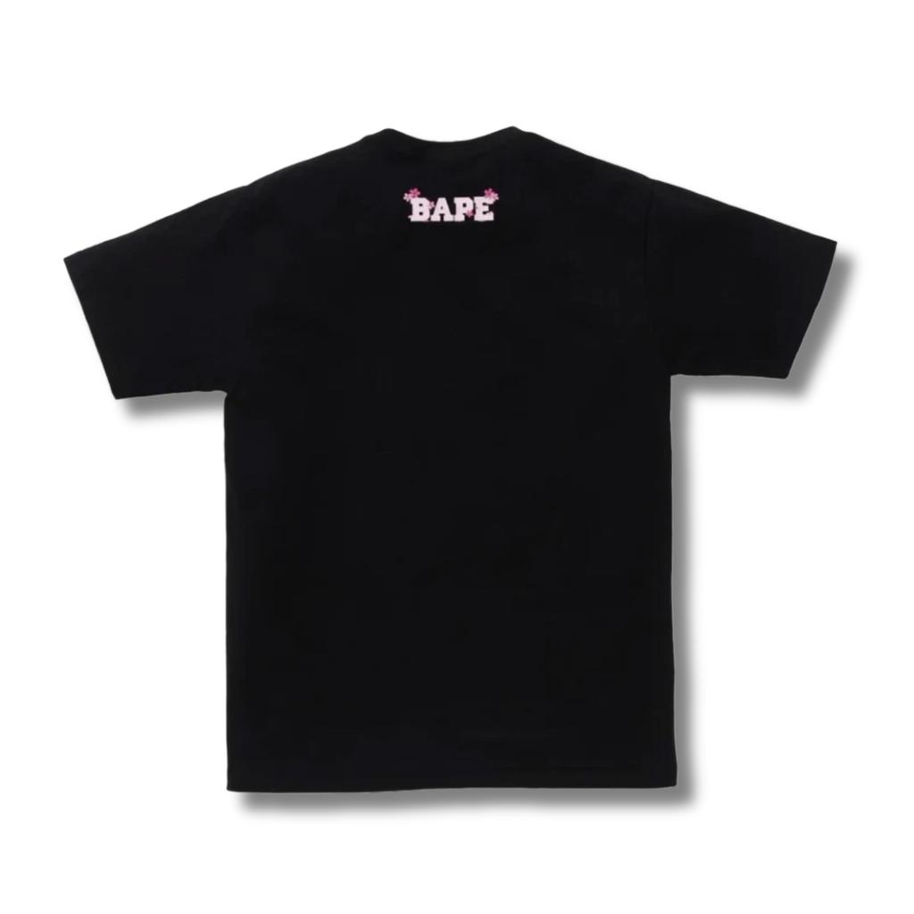 A BATHING APE APE HEAD SAKURA TEE