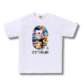 A BATHING APE ART CAMO BY BATHING APE TEE/ WHITE