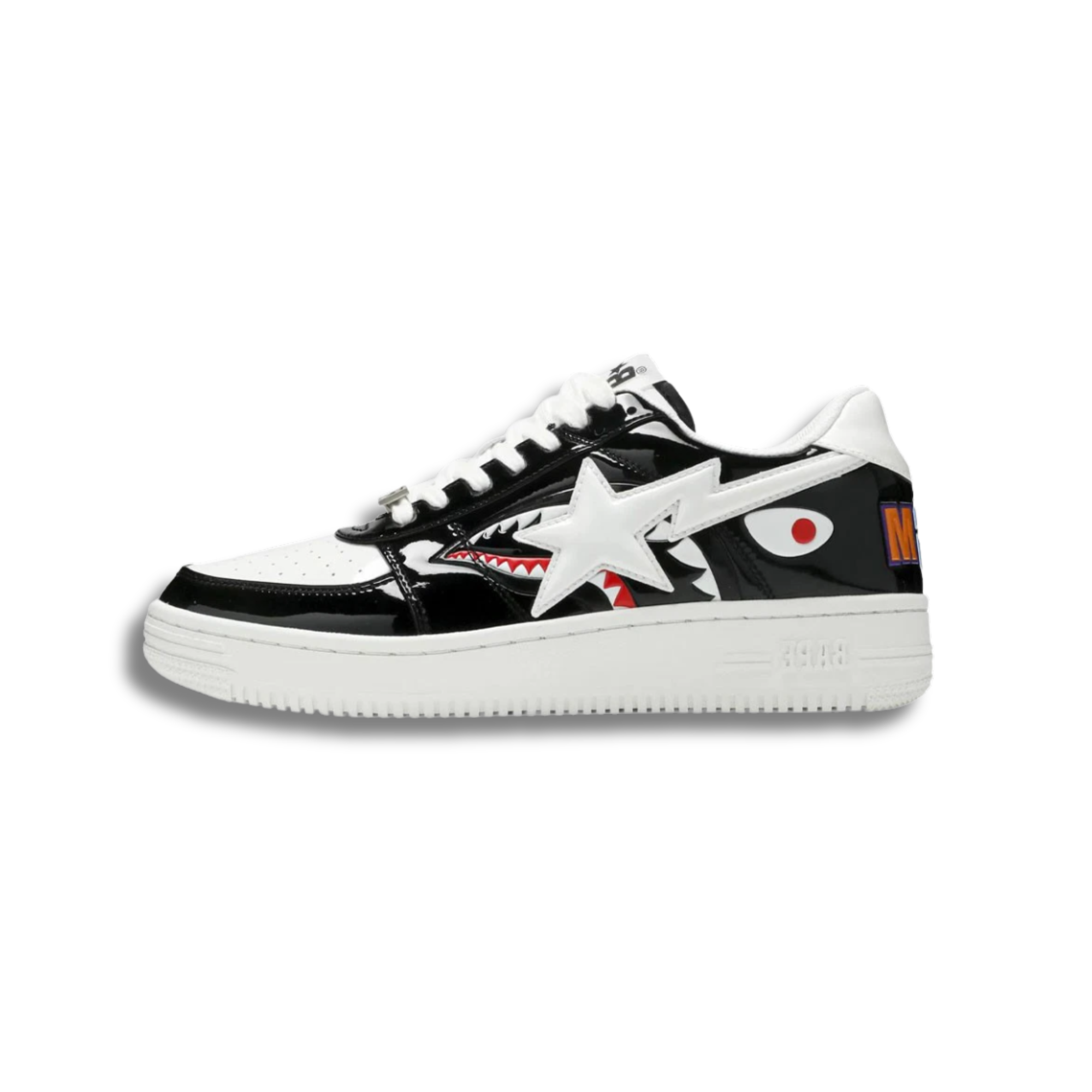 A BATHING APE  BAPE STA LOW COLOR BLOCK SHARK