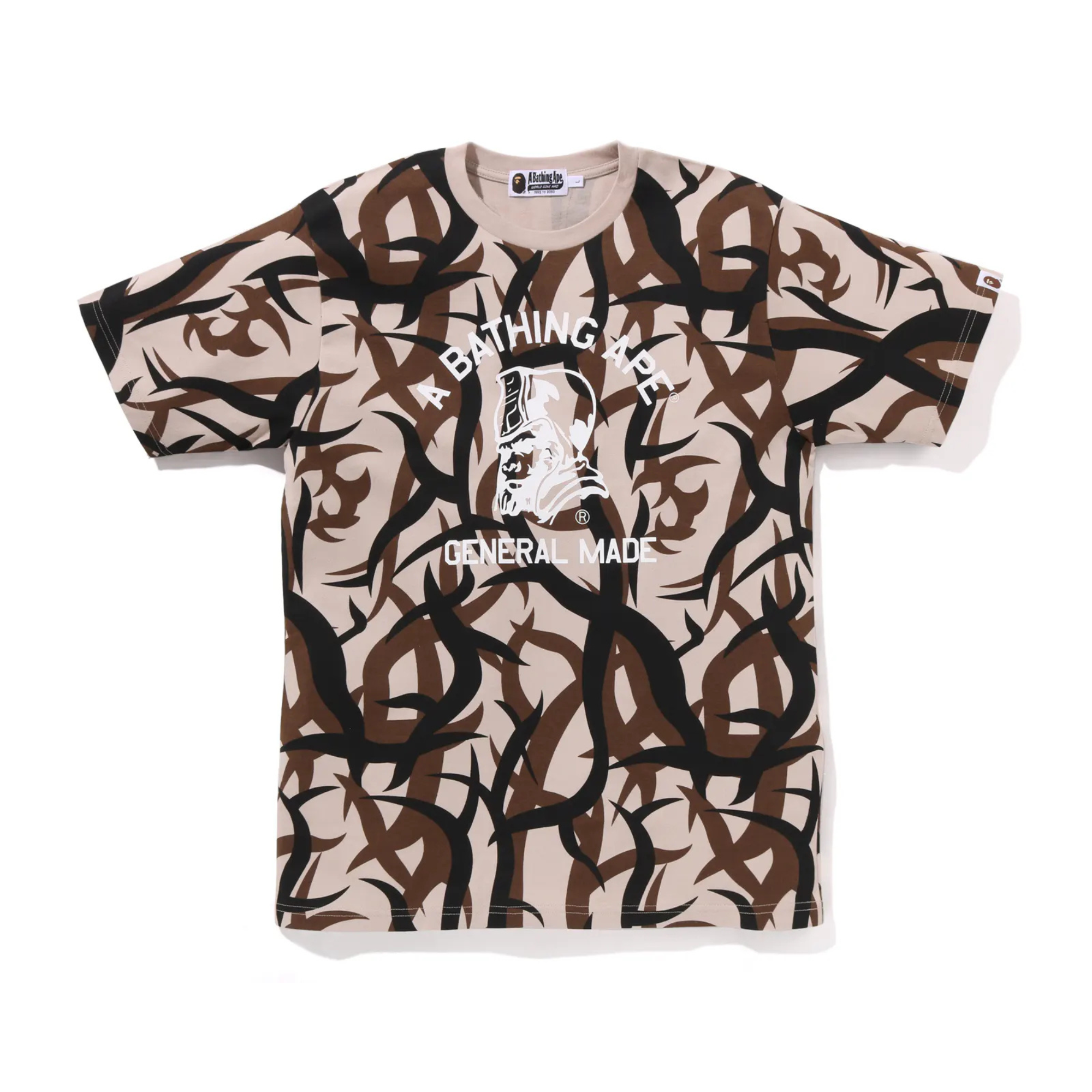 A BATHING APE TRIAL CAMO GENERAL TEE