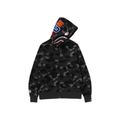A BATHING APE CAMO SHARK FULL ZIP HOODIE