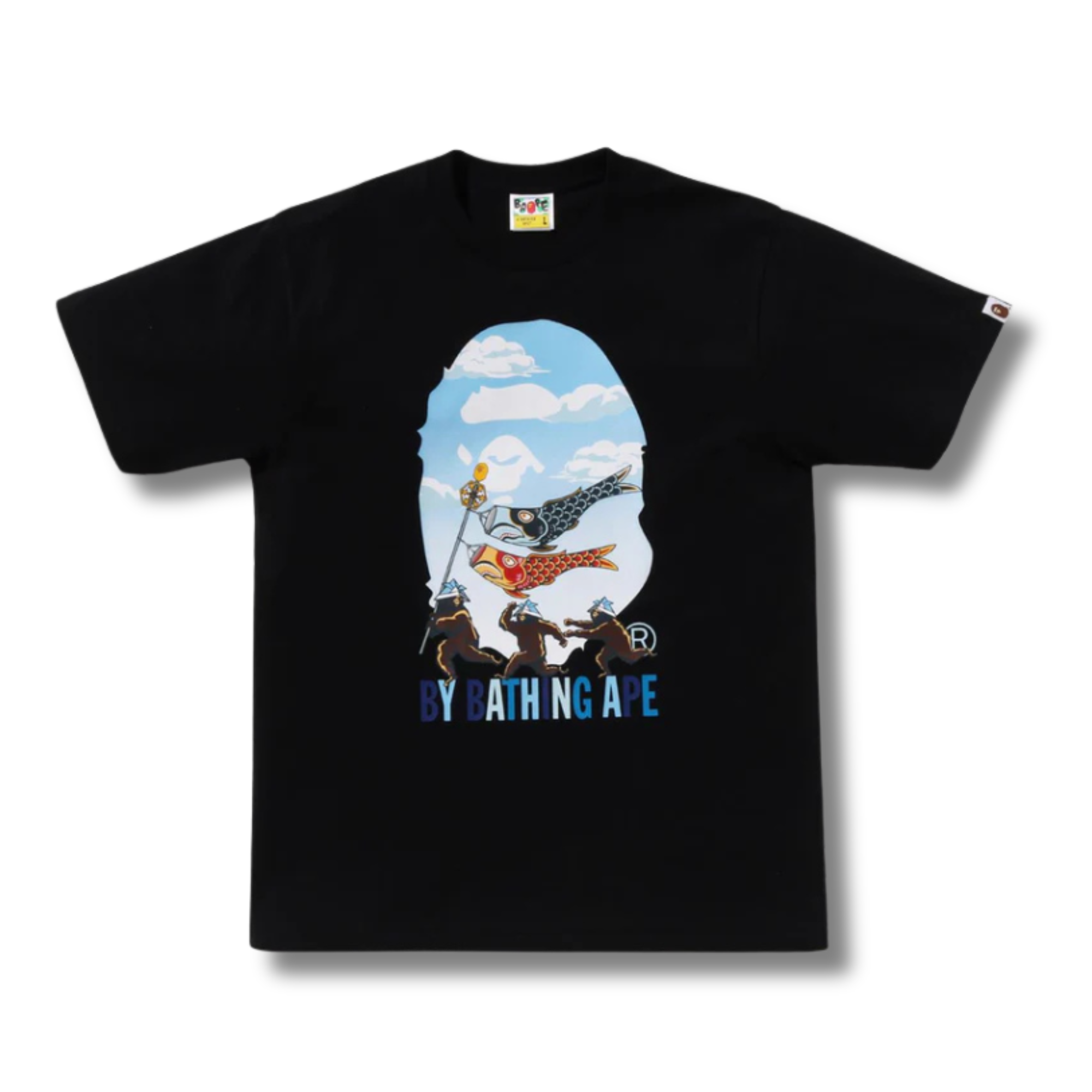 A BATHING APE CARP STREAMER TEE