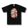 A BATHING APE CHOCOLATE APE HEAD TEE