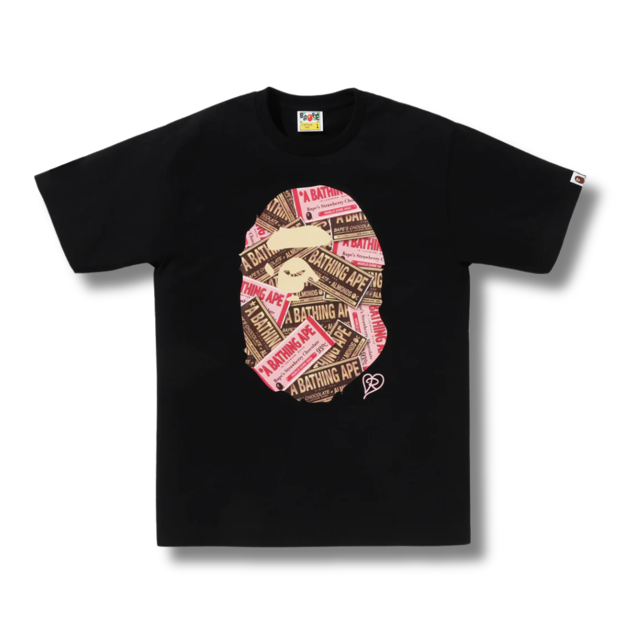 A BATHING APE CHOCOLATE APE HEAD TEE