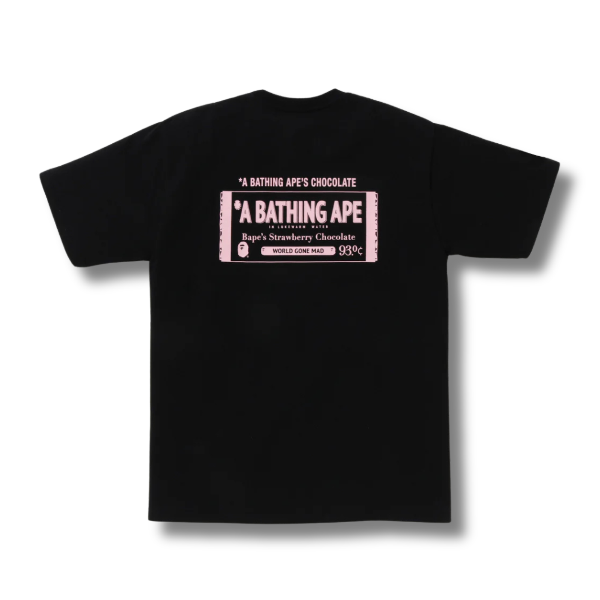 A BATHING APE CHOCOLATE BAR APE HEAD TEE