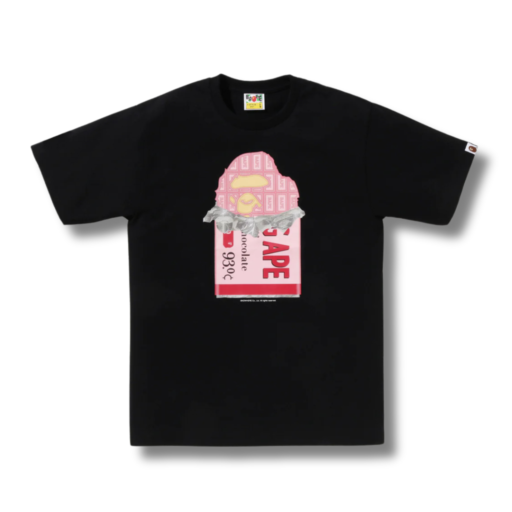 A BATHING APE CHOCOLATE BAR APE HEAD TEE