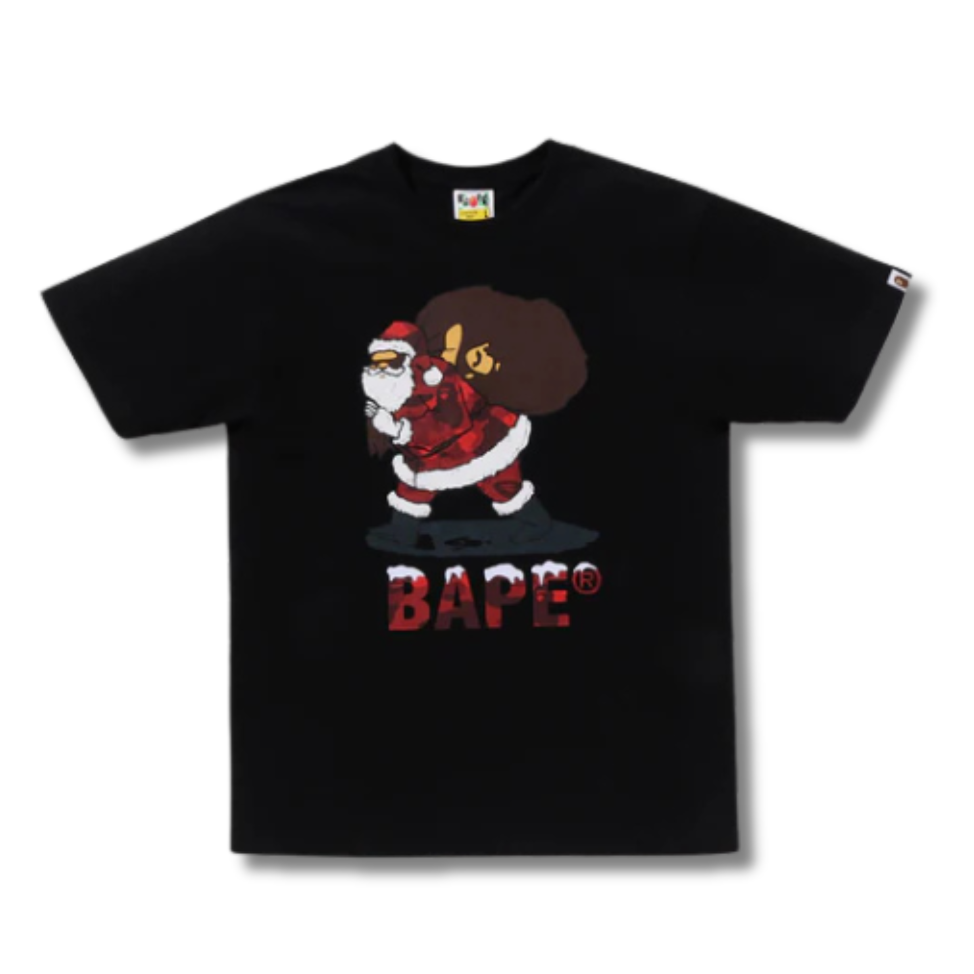 A BATHING APE CHRISTMAS APE HEAD TEE