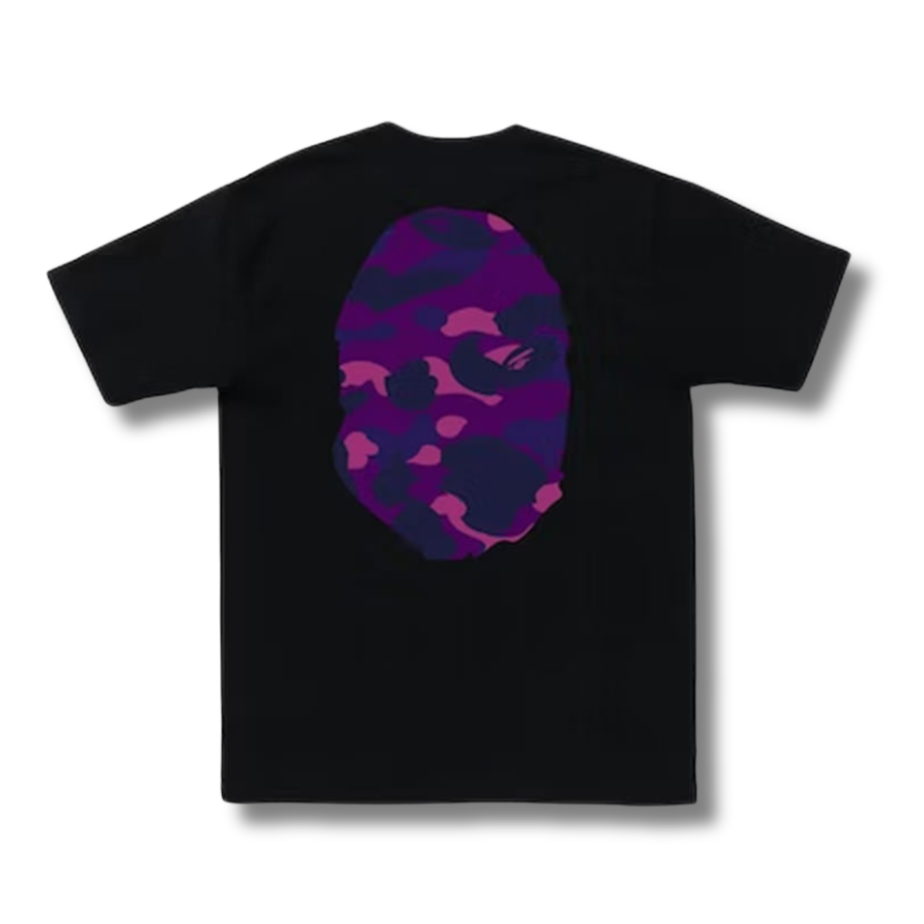 A BATHING APE COLOR CAMO BIG APE HEAD TEE