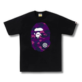 A BATHING APE COLOR CAMO BIG APE HEAD TEE