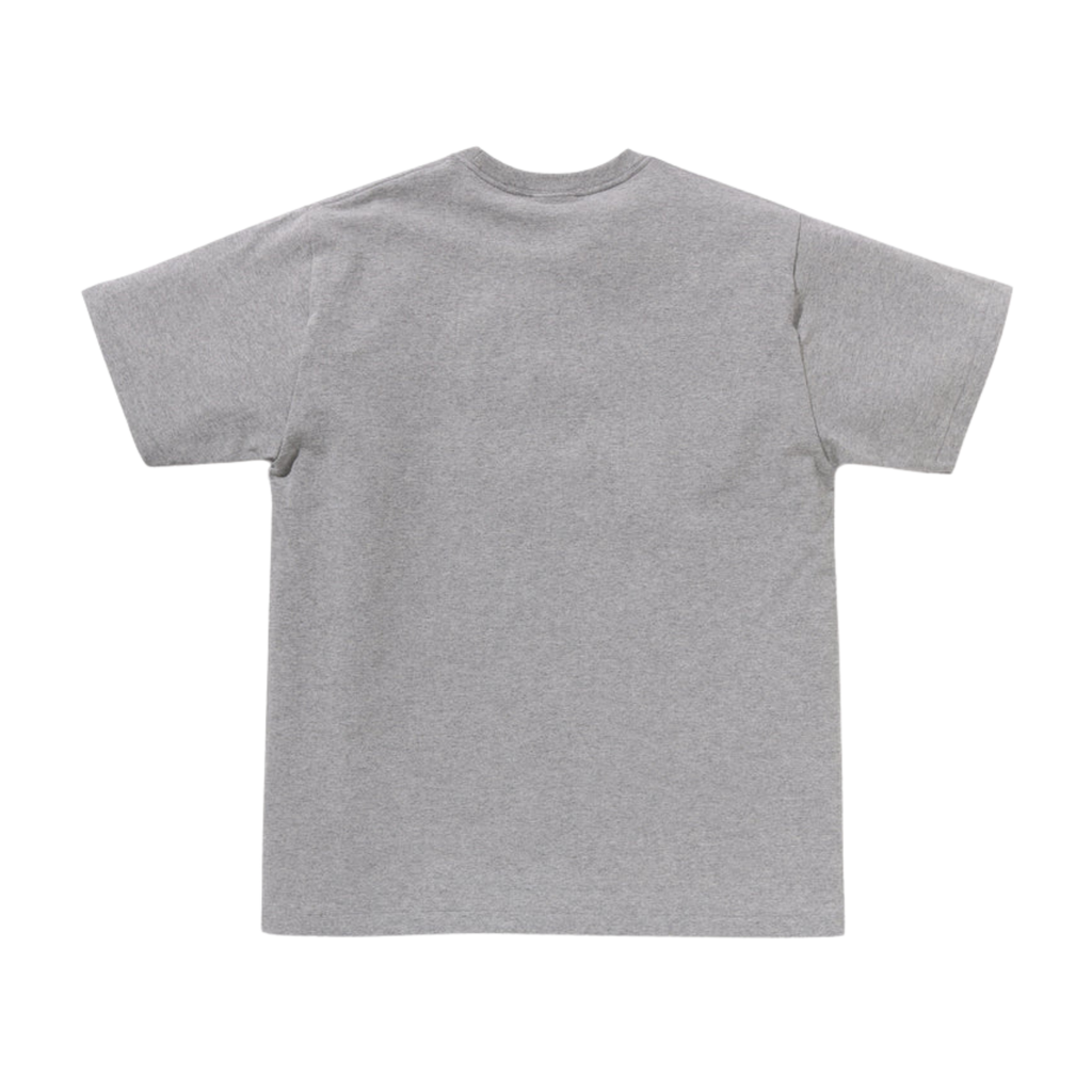 A BATHING APE COLLEGE TEE GRAY
