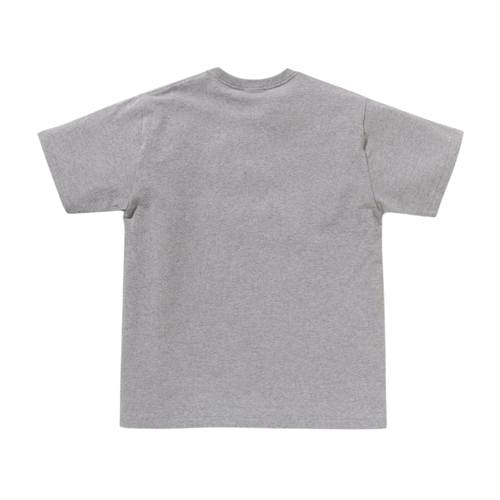 A BATHING APE COLLEGE TEE GRAY