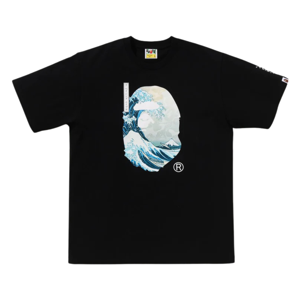 A BATHING APE X UKIYO-E APE HEAD TEE #1