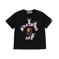 A BATHING APE X KUROMI COLLEGE MINI TEE