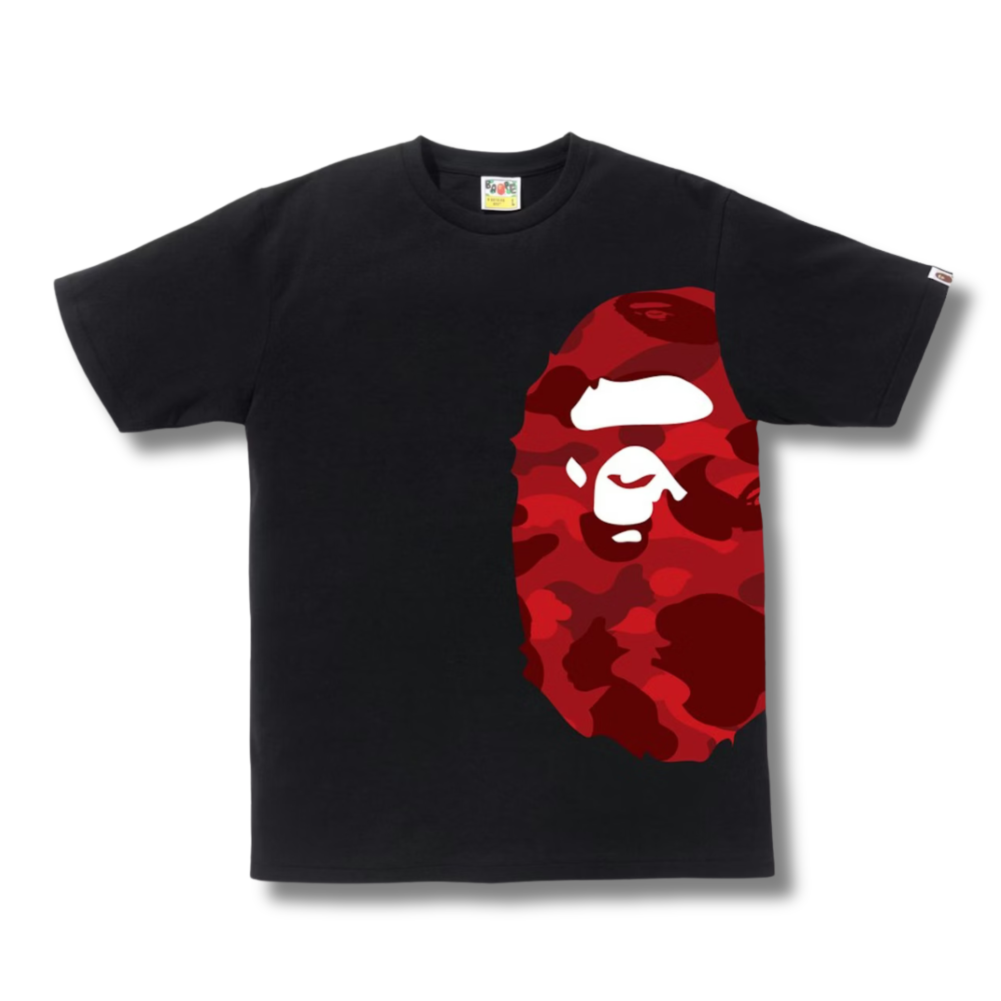 A BATHING APE COLOR CAMO SIDE BIG APE HEAD TEE