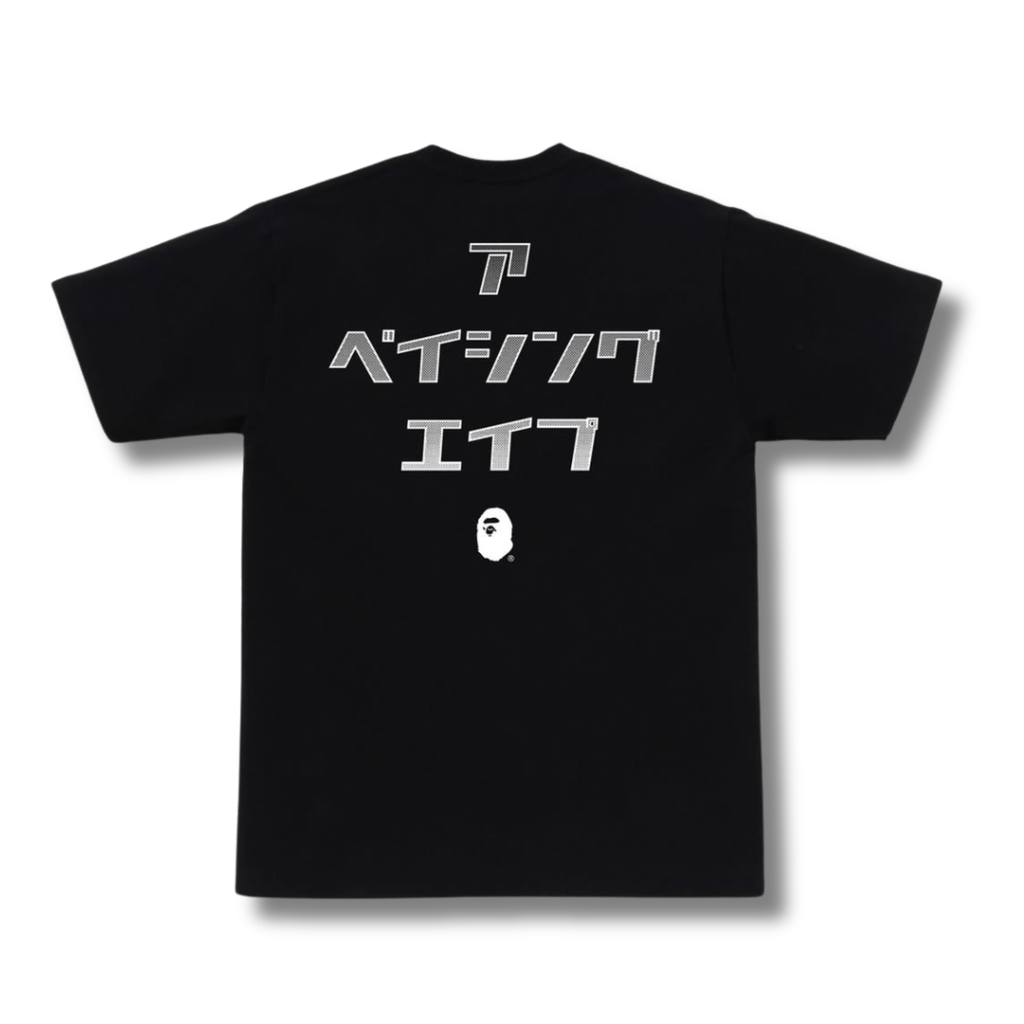 A BATHING APE COMICS OSAKA APE HEAD TEE BLACK