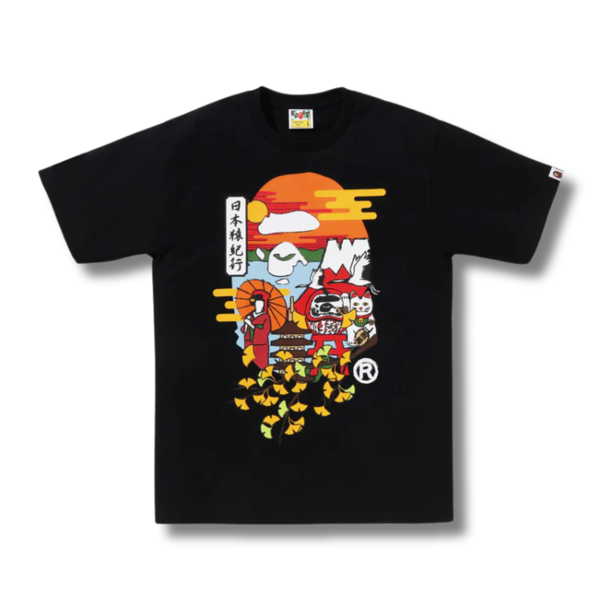 A BATHING APE JAPAN CULTURE AUTUMN APE HEAD TEE