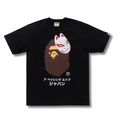 A BATHING APE JAPANESE FOX MASK TEE