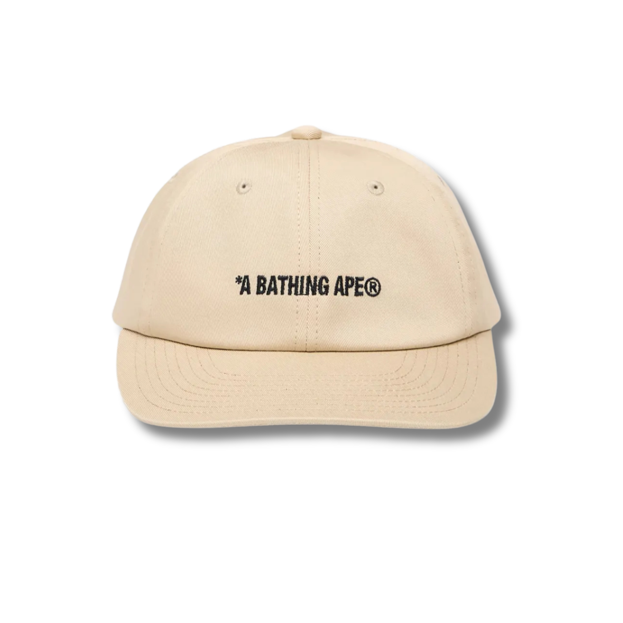 A BATHING APE LOGO EMBROIDED CAP